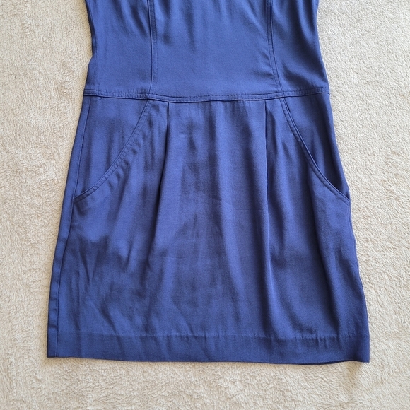Theory Adalize Habitat blue sleeveless dress size 6 - Picture 8 of 15